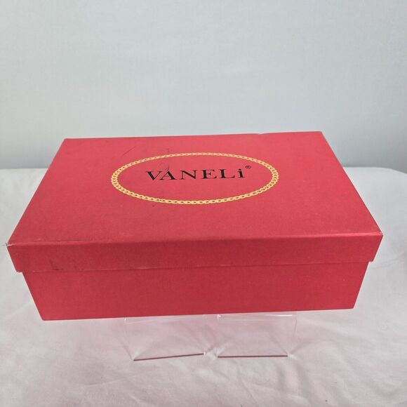 Vaneli Wedge Shoes Women's 10 M Cattee Tan Straw NIB - Picture 15 of 16